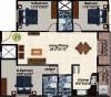 DS Sigma Nest (3BHK+2T (1,600 sq ft) 1600 sq ft)