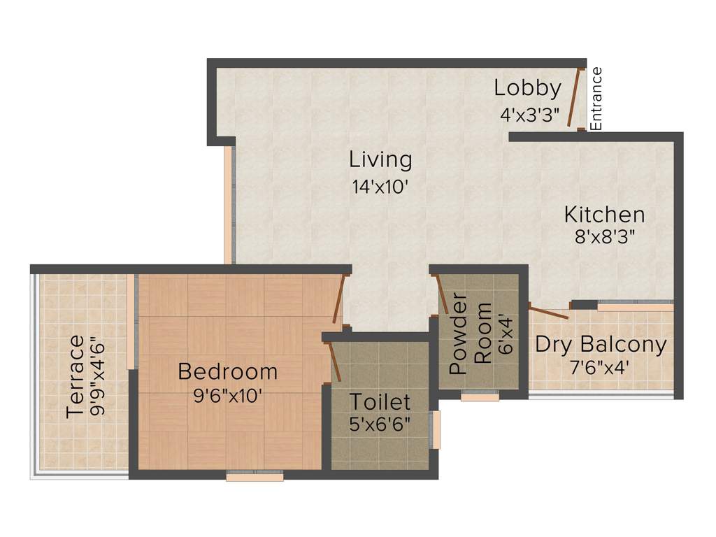 Satav Grande Ventila (1BHK+1T (640 sq ft) 640 sq ft)