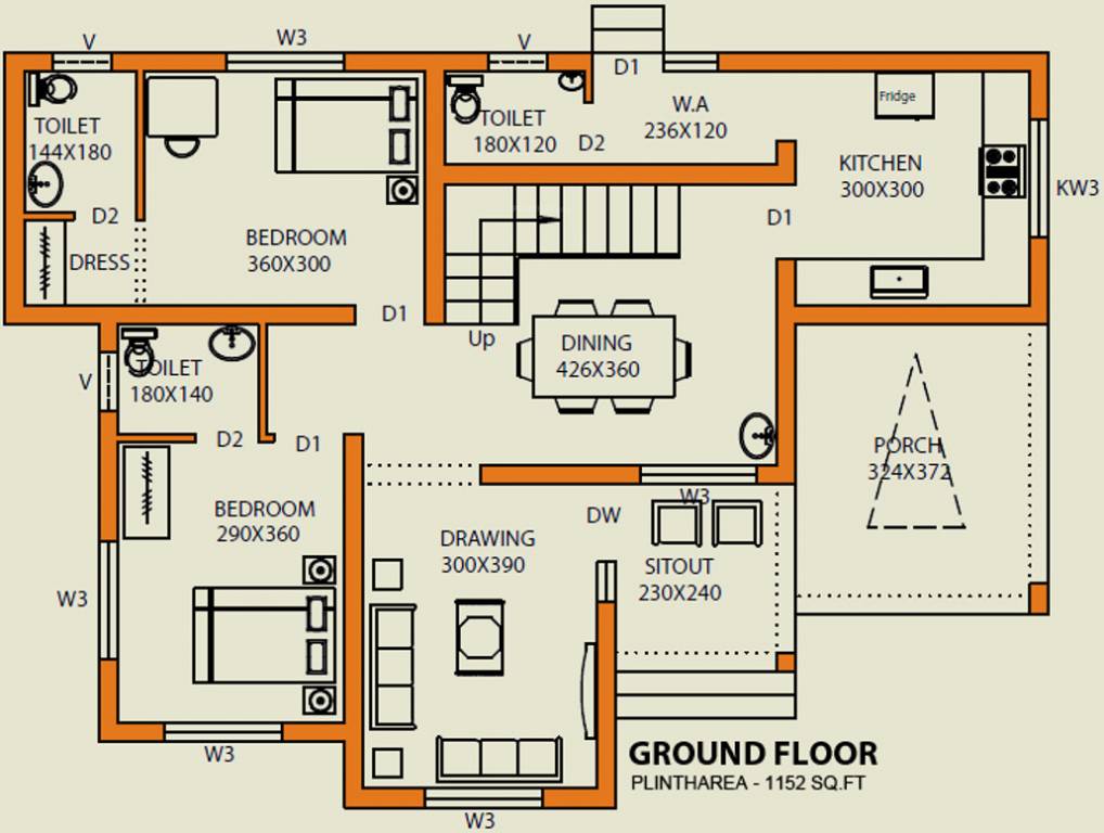MGF Classic Villas (3BHK+4T (1,644 sq ft) 1644 sq ft)
