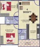 Sai Sumukha Properties Classic (2BHK+2T (985 sq ft) 985 sq ft)