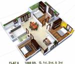 Sai Sumukha Properties Classic (3BHK+2T (1,460 sq ft) 1460 sq ft)