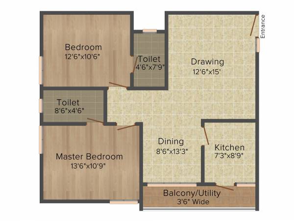 Myspace Elite (2BHK+2T (1,100 sq ft) 1100 sq ft) Myspace Elite (2BHK+2T (1,100 sq ft) 1100 sq ft)