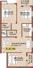 Ansu Tulsi Dham (3BHK+3T (1,306 sq ft) 1306 sq ft) Ansu Tulsi Dham (3BHK+3T (1,306 sq ft) 1306 sq ft)