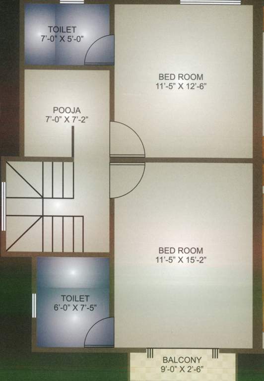 Galaxy Divine Galaxy Villas (3BHK+3T (1,300 sq ft) + Pooja Room 1300 sq ft)