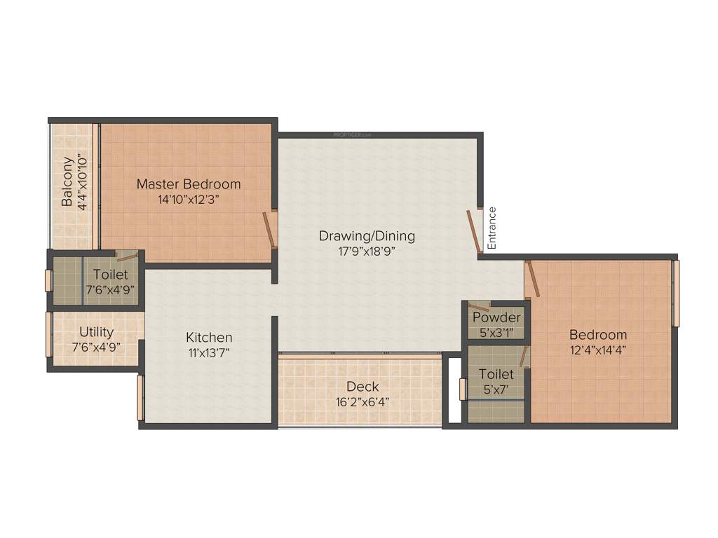 Imperia (2BHK+2T (1,560 sq ft) 1560 sq ft)