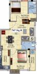 Rajus Aishwaryam (2BHK+2T (767 sq ft) 767 sq ft)
