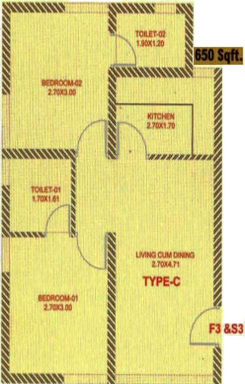 RM CO Infrastructure Developers Ushas Apartments (2BHK+2T (650 sq ft) 650 sq ft) RM CO Infrastructure Developers Ushas Apartments (2BHK+2T (650 sq ft) 650 sq ft)