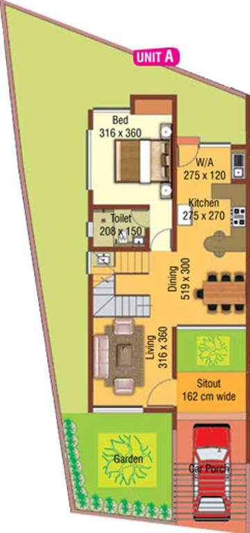 Home Land Build Estate Hill Woods (3BHK+3T (1,595 sq ft) 1595 sq ft)