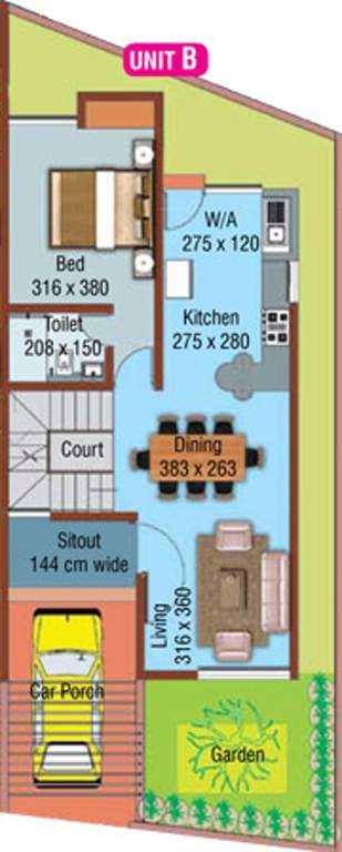 Home Land Build Estate Hill Woods (3BHK+3T (1,575 sq ft) 1575 sq ft)