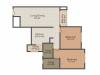 XS Symphony (2BHK+2T (1,001 sq ft) 1001 sq ft)