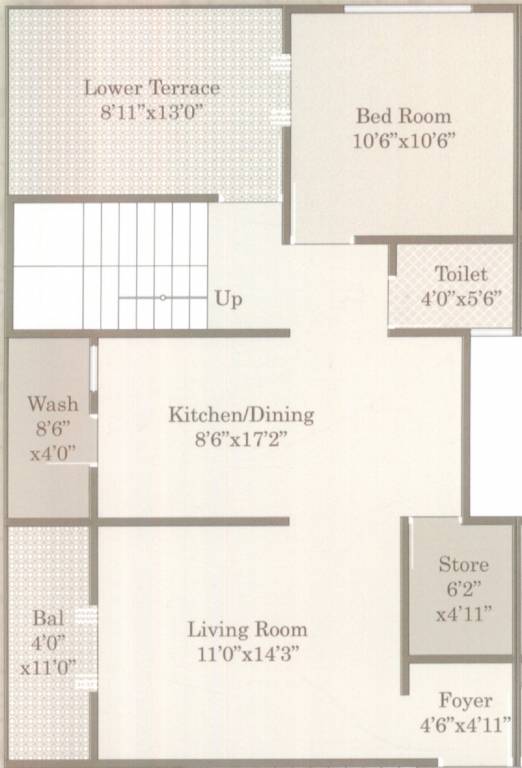  jalsa Floor Plan Lower Level Duplex Plan