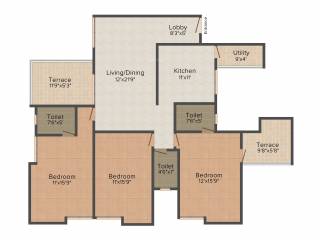 Jitendra Punyai (3BHK+3T (1,740 sq ft) 1740 sq ft) Jitendra Punyai (3BHK+3T (1,740 sq ft) 1740 sq ft)