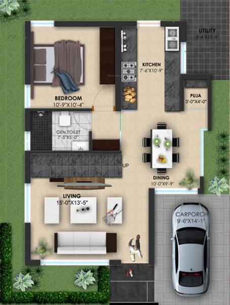 Hegde Silver Springs Villas (3BHK+3T (1,890 sq ft) 1890 sq ft) Hegde Silver Springs Villas (3BHK+3T (1,890 sq ft) 1890 sq ft)