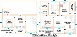 Goshen Green City (3BHK+3T (1,366 sq ft) 1366 sq ft) Goshen Green City (3BHK+3T (1,366 sq ft) 1366 sq ft)