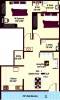 SM Sai Residency (2BHK+2T (1,130 sq ft) 1130 sq ft)