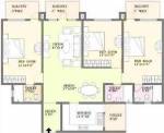 Floor Plan (3BHK+3T (1,390 sq ft) 1390 sq ft) Esteem Heritage Floor Plan (3BHK+3T (1,390 sq ft) 1390 sq ft)