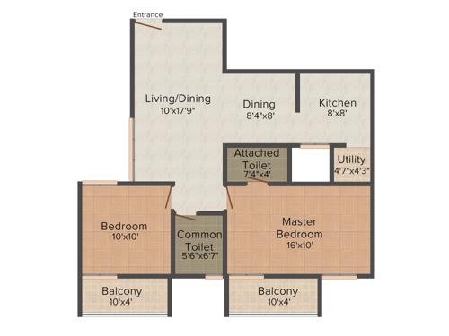 Aishwarya Queens Mead (2BHK+2T (1,088 sq ft) 1088 sq ft) Aishwarya Queens Mead (2BHK+2T (1,088 sq ft) 1088 sq ft)