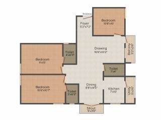 Andavar Homes (3BHK+3T (1,517 sq ft) 1517 sq ft) Andavar Homes (3BHK+3T (1,517 sq ft) 1517 sq ft)