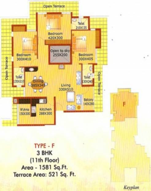 Alukkas Builders and Developers Bhavanam (3BHK+3T (1,581 sq ft) 1581 sq ft)