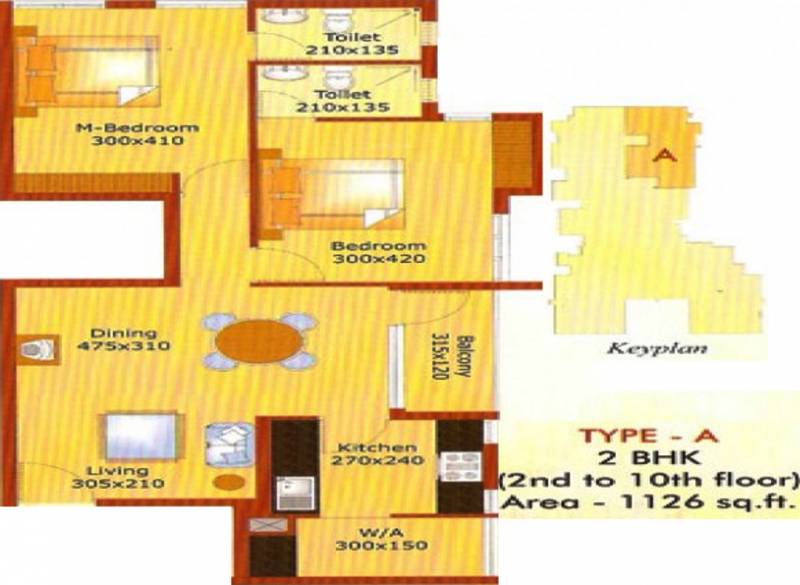 Alukkas Builders and Developers Bhavanam (2BHK+2T (1,126 sq ft) 1126 sq ft)