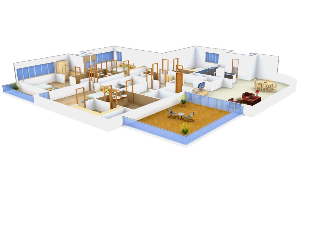 Marvel Escaso (4BHK+4T (5,145 sq ft) Servant Room 5145 sq ft)