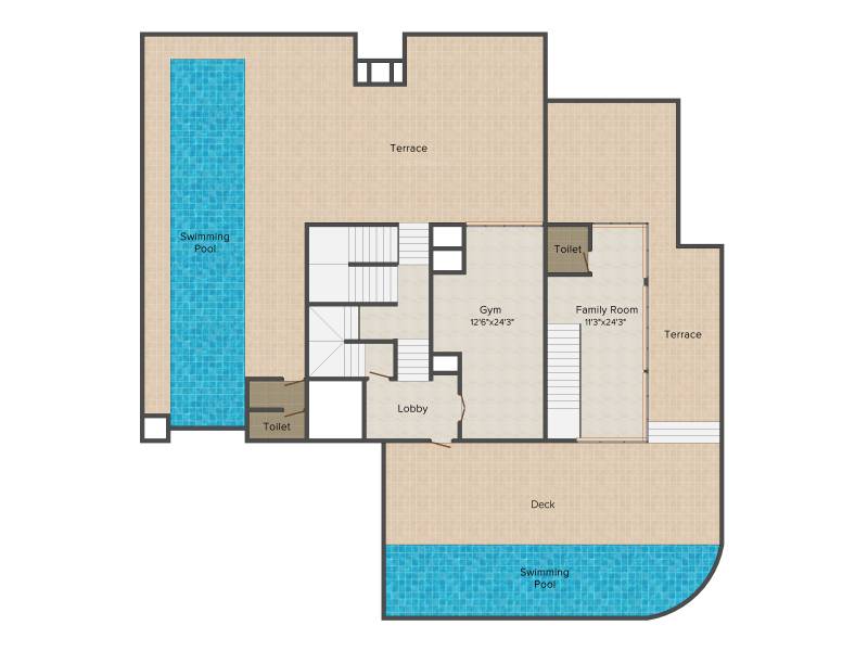 Marvel Escaso (4BHK+4T (5,145 sq ft)   Servant Room 5145 sq ft)