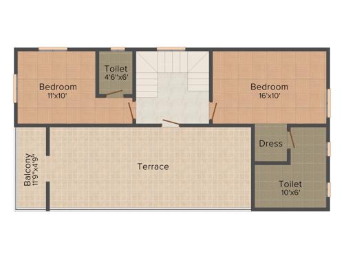JRD Smart Homes (3BHK+3T (1,860 sq ft) 1860 sq ft) JRD Smart Homes (3BHK+3T (1,860 sq ft) 1860 sq ft)