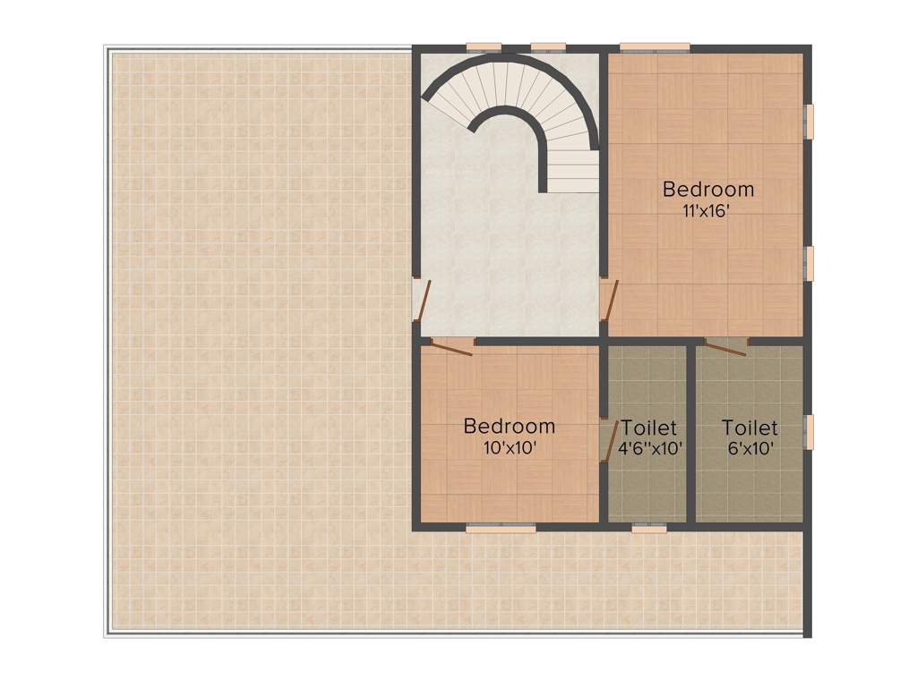 JRD Smart Homes (3BHK+3T (2,060 sq ft) 2060 sq ft)