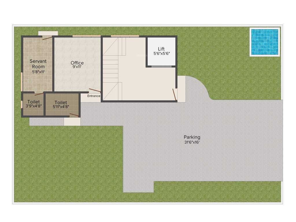 Sakthi Galleria Royale (4BHK+4T (4,500 sq ft) + Servant Room 4500 sq ft)