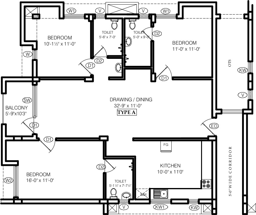 Aravind Sapphire Apartments (3BHK+3T (1,549 sq ft) 1549 sq ft)