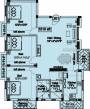 Floor Plan (3BHK+2T (1,510 sq ft) 1510 sq ft) Sri Vishwaksena Akshaya Vasantham Floor Plan (3BHK+2T (1,510 sq ft) 1510 sq ft)