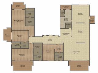 Karia Konark Belvedere (4BHK+4T (5,640 sq ft)   Servant Room 5640 sq ft)