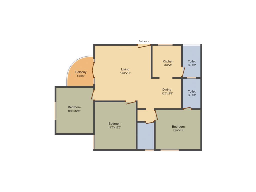 Janani Moonscape (3BHK+2T (1,552 sq ft) 1552 sq ft) Janani Moonscape (3BHK+2T (1,552 sq ft) 1552 sq ft)
