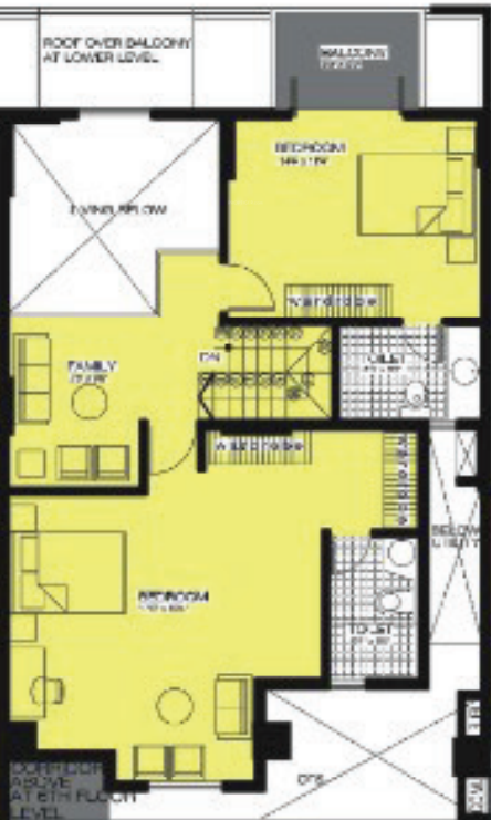  viva Floor Plan Upper Level Duplex Plan