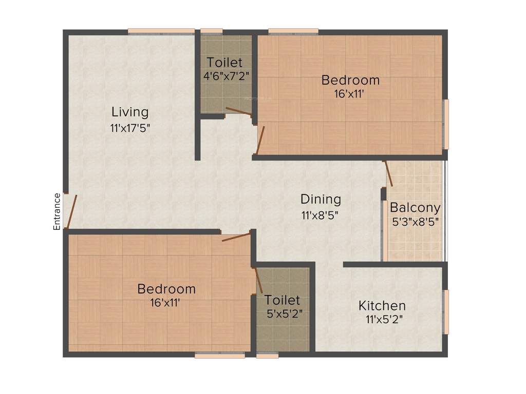 Rathinam Eden Palette (2BHK+2T (1,320 sq ft) 1320 sq ft)