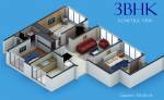 Romell Peyton Place (3BHK+3T (1,245 sq ft) 1245 sq ft)