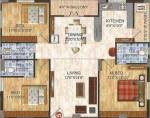  Classic Meadows (3BHK+3T (1,550 sq ft) 1550 sq ft)