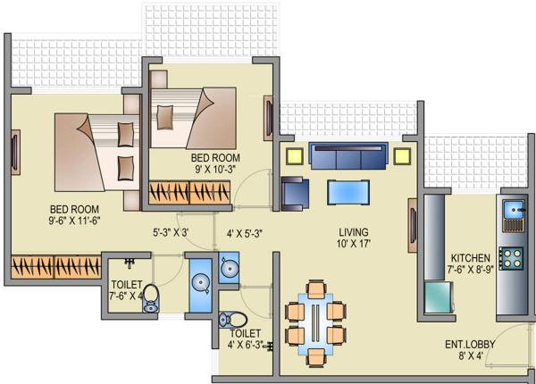 Jainam Srivilas (2BHK+2T (1,000 sq ft) 1000 sq ft) Jainam Srivilas (2BHK+2T (1,000 sq ft) 1000 sq ft)