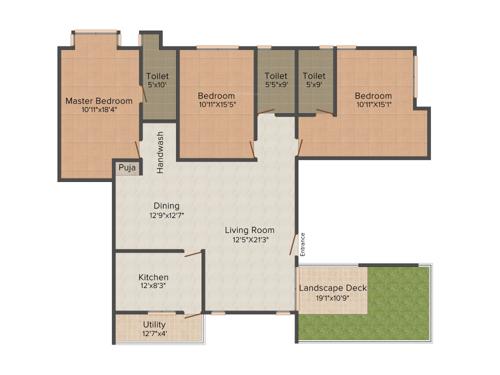 Foundation Alba (3BHK+3T (2,260 sq ft) 2260 sq ft) Foundation Alba (3BHK+3T (2,260 sq ft) 2260 sq ft)