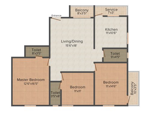 M R Adithya Developers Wisdom Park (3BHK+3T (1,640 sq ft) 1640 sq ft) M R Adithya Developers Wisdom Park (3BHK+3T (1,640 sq ft) 1640 sq ft)