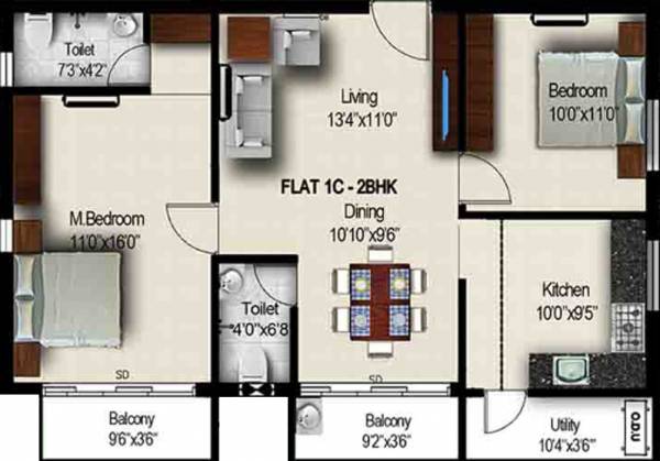 Floor Plan ruthira-residency Floor Plan Floor Plan
