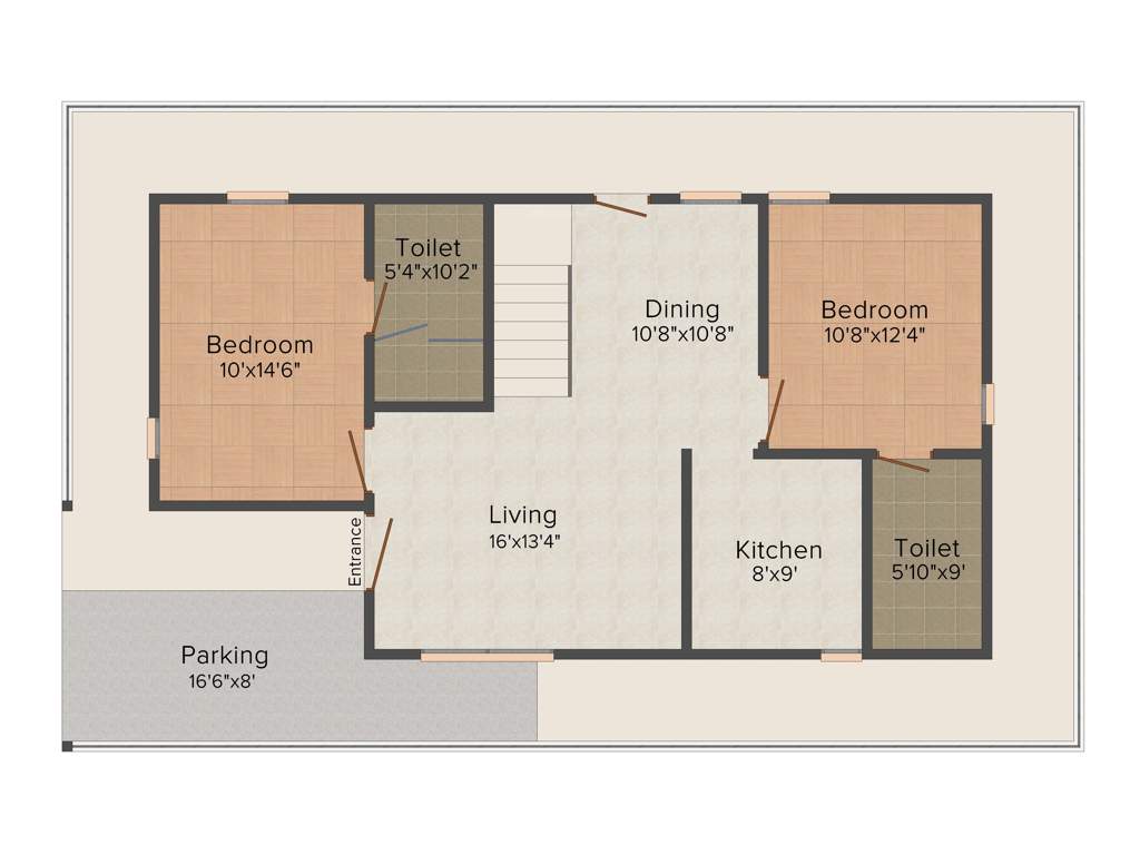 Jupiter Commanders Purple Paradise Villas (3BHK+3T (1,875 sq ft) 1875 sq ft)