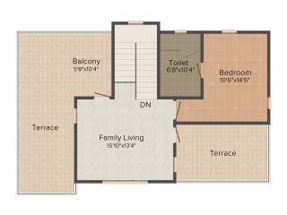 Jupiter Commanders Purple Paradise Villas (3BHK+3T (1,875 sq ft) 1875 sq ft)