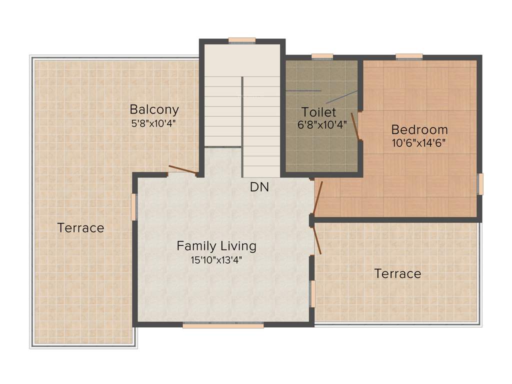Jupiter Commanders Purple Paradise Villas (3BHK+3T (1,875 sq ft) 1875 sq ft)