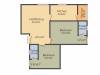 Salim Lagoon Citadel (2BHK+2T (799 sq ft) 799 sq ft)