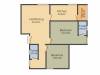 Salim Lagoon Citadel (2BHK+2T (852 sq ft) 852 sq ft)