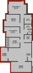 United Courtyard (2BHK+1T (848 sq ft) + Study Room 848 sq ft) United Courtyard (2BHK+1T (848 sq ft) + Study Room 848 sq ft)