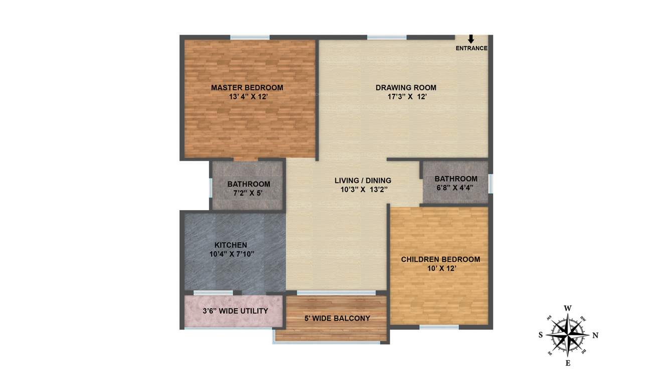 Janapriya Classic Homes (2BHK+2T (1,125 sq ft) 1125 sq ft)