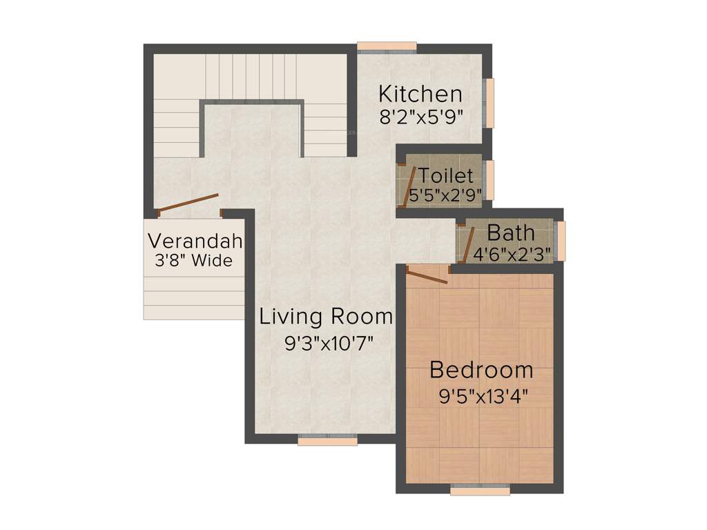 SD Aqua View (3BHK+2T (1,633 sq ft) Pooja Room 1633 sq ft)