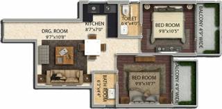 Pyramid Urban Homes II (2BHK+2T (516 sq ft) 516 sq ft) Pyramid Urban Homes II (2BHK+2T (516 sq ft) 516 sq ft)